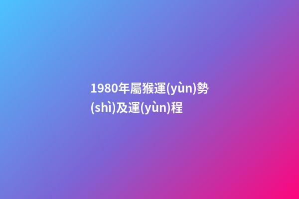 1980年屬猴運(yùn)勢(shì)及運(yùn)程 (1980年屬猴的人一生運(yùn)勢(shì))-第1張-觀點(diǎn)-玄機(jī)派